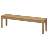 EKEDALEN Bench, oak, 165x36 cm