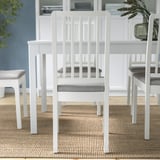 EKEDALEN Chair, white/Orrsta light grey