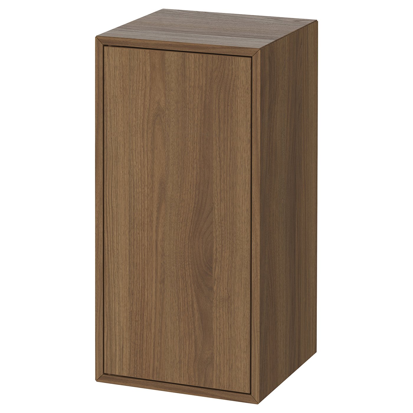 EKET cabinet w door and 1 shelf, brown walnut effect, 35x35x70 cm