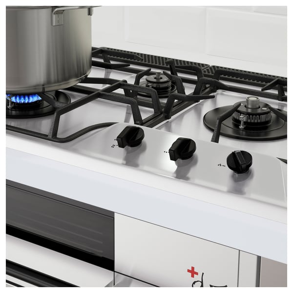 ELDIG F2 HGA3 13A Natural gas 13A hob with fish grill, stainless steel