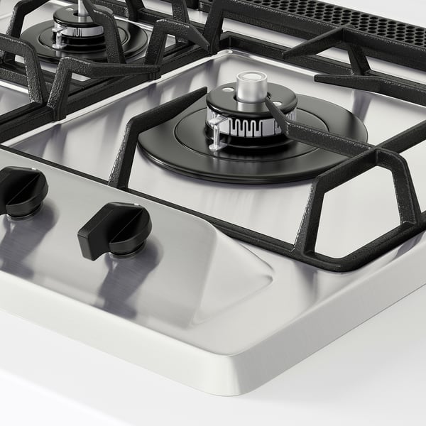 ELDIG F2 HGA3 13A Natural gas 13A hob with fish grill, stainless steel