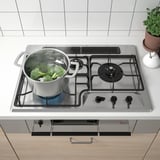 ELDIG F2 HGA3 13A Natural gas 13A hob with fish grill, stainless steel