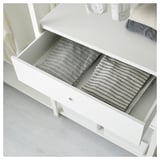 ELVARLI Wardrobe combination, white, 165x55x216 cm