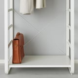 ELVARLI Wardrobe combination, white, 165x55x216 cm