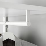 ELVARLI Wardrobe combination, white, 205x55x216 cm