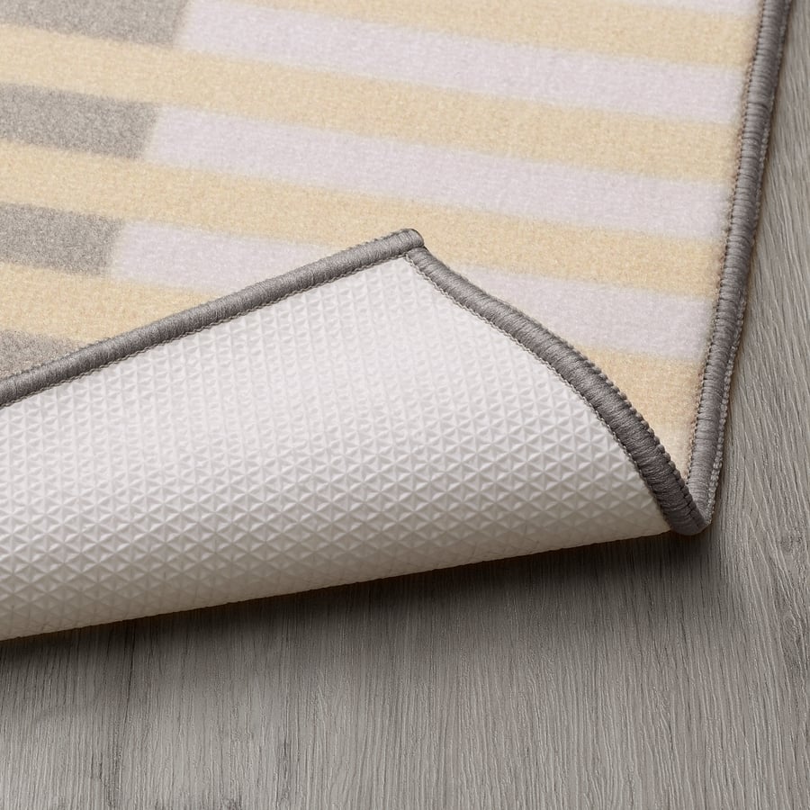 ELVERK kitchen mat, beige, 45x180 cm IKEA