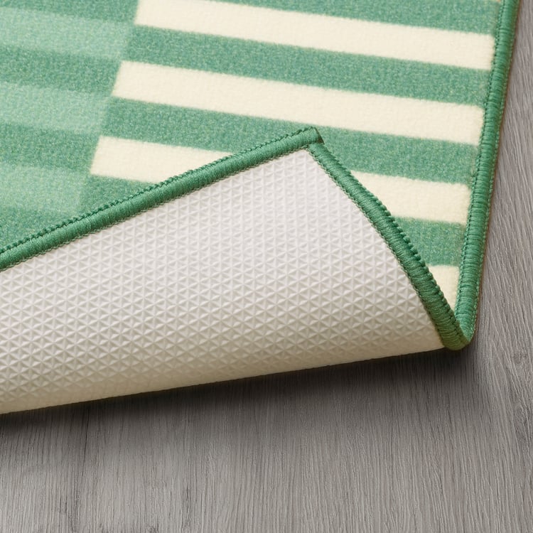 ELVERK kitchen mat, green, 45x120 cm IKEA