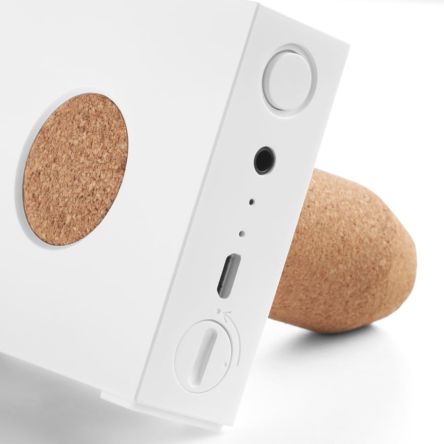 ENEBY portable bluetooth speaker, white, 15x7.5 cm IKEA