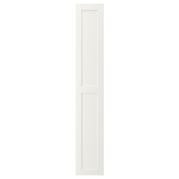 ENHET Door, white frame, 30x180 cm