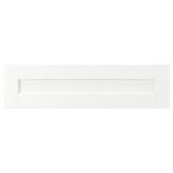 ENKÖPING Drawer front, white wood effect, 75x20 cm
