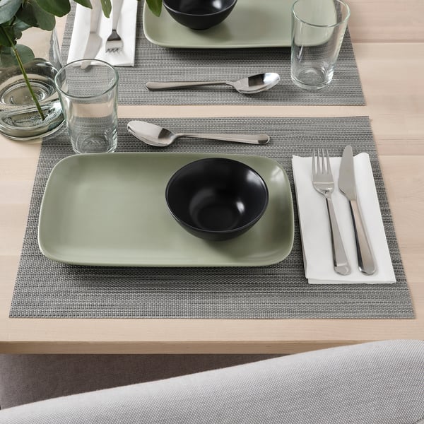 FÄRGKLAR Bowl, matt dark grey, 12 cm