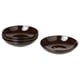 Option: FÄRGKLAR Deep plate, glossy brown, 19 cm