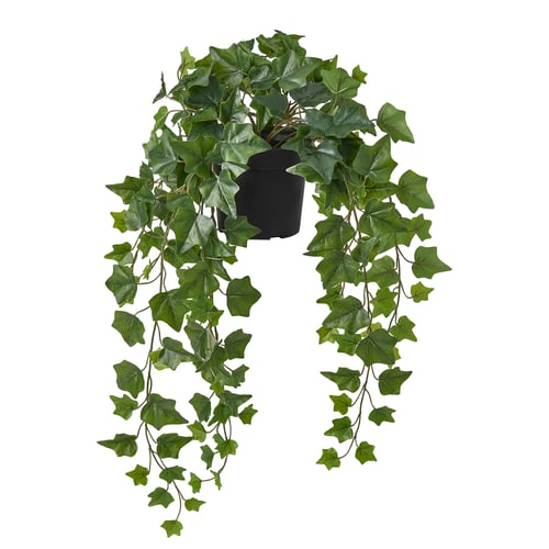 FEJKA plant, green, potted, artificial, hanging, recycled materials.