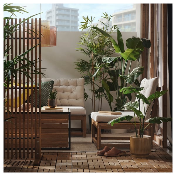 FEJKA Artificial potted plant, in/outdoor Monstera, 19 cm