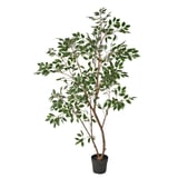 FEJKA Artificial potted plant, in/outdoor/weeping fig, 23 cm