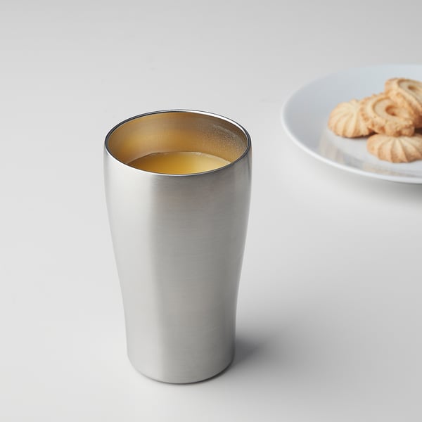 FINGERVARM Mug, stainless steel, 40 cl