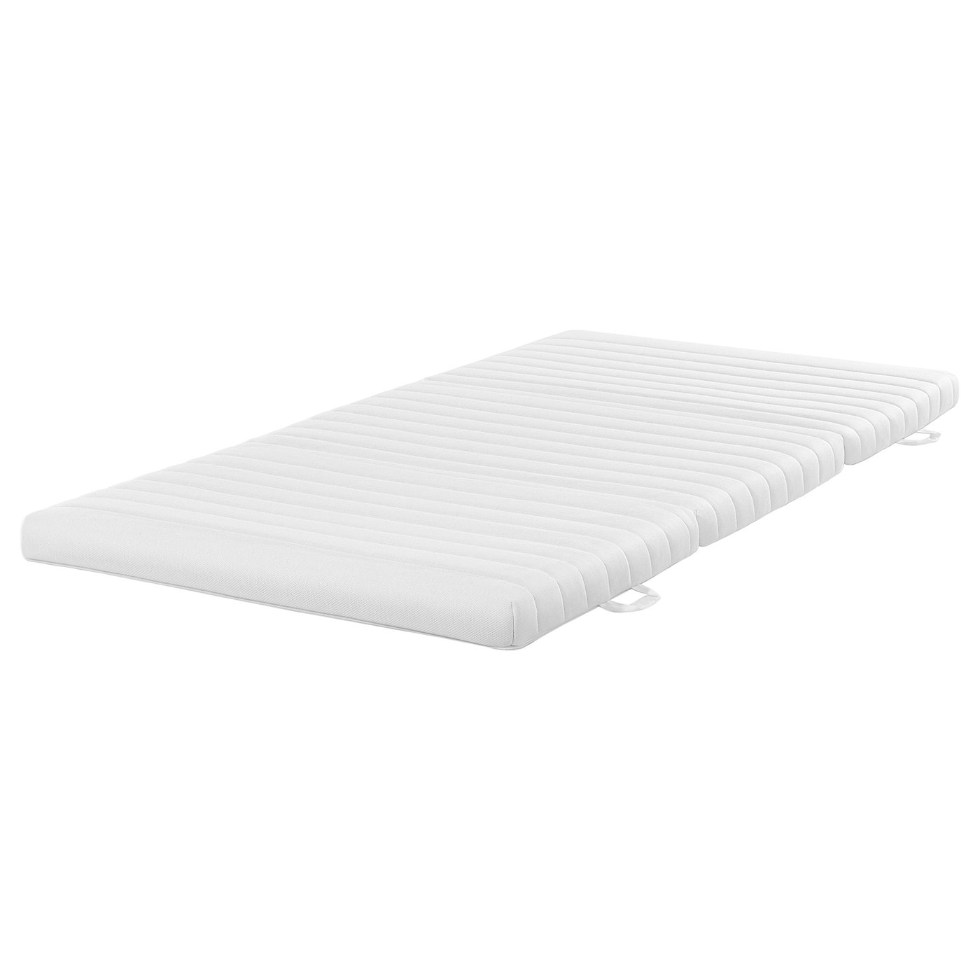FLEKKE day-bed w 2 drawers/2 mattresses, white/Ånnfjället super