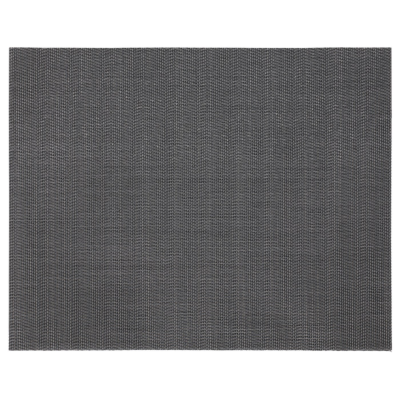 FLYGFISK place mat, dark grey, 38x30 cm IKEA
