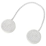FÖNSTERBOMAL Magnetic curtain tie-back, white