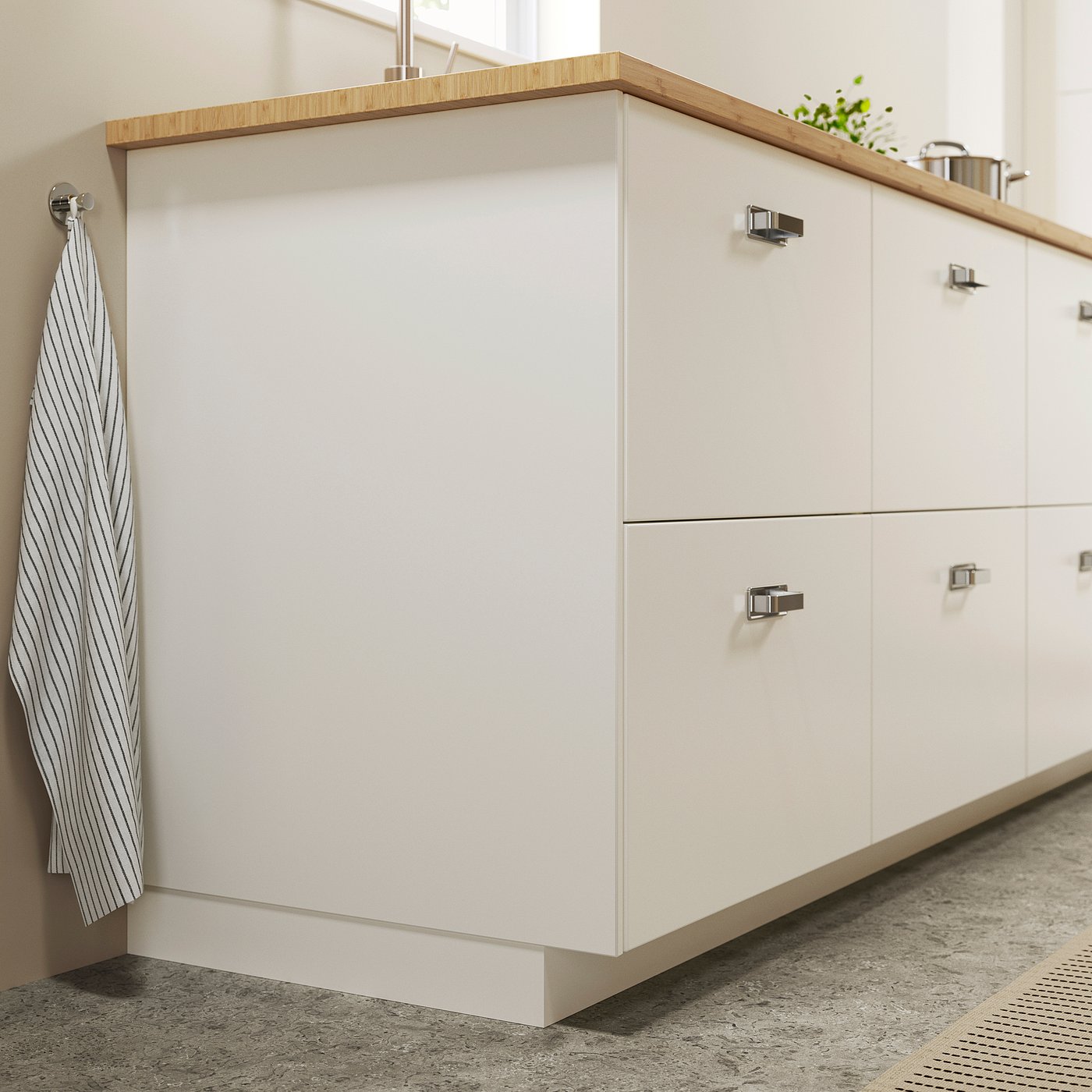 IKEA FORBATTRA カバーパネル、オフホワイト、63x80cm FÖRBÄTTRA cover panel, white, 63x80 cm - IKEA