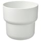 Option: FÖRENLIG Plant pot, in/outdoor white, 19 cm
