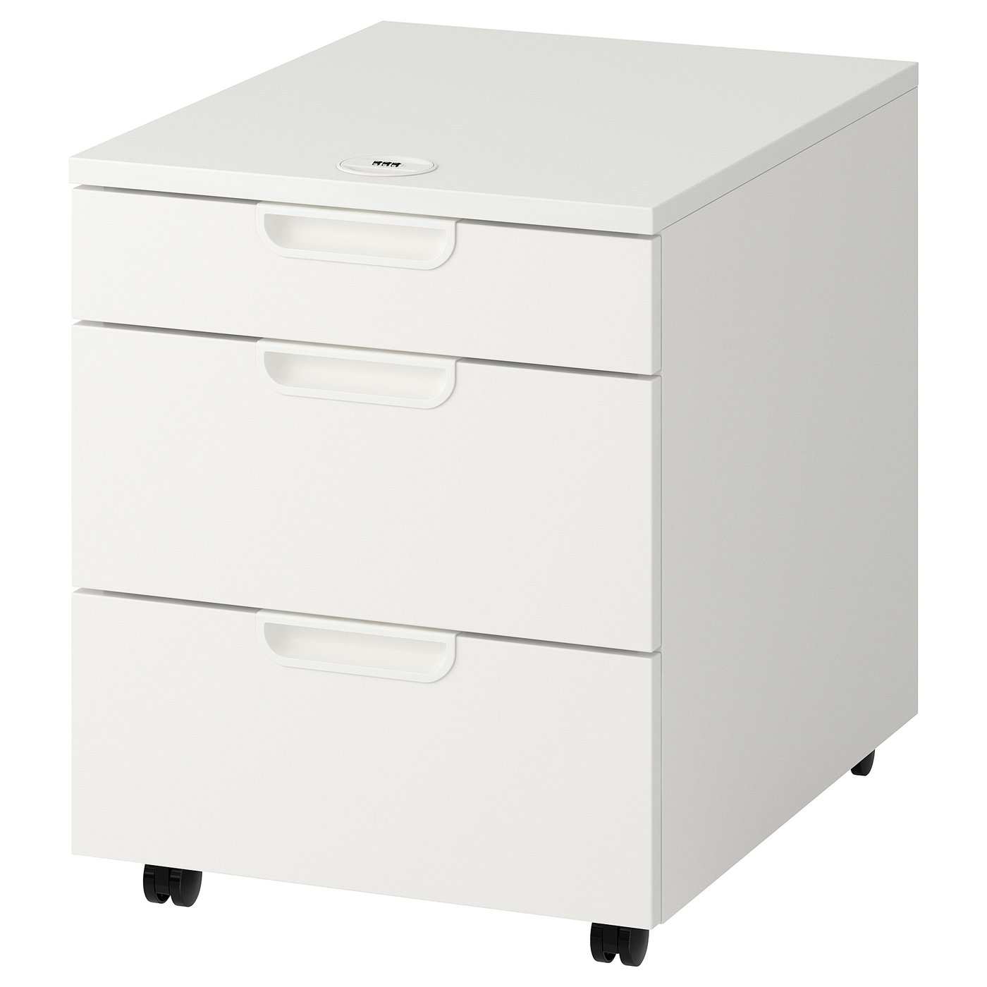 GALANT drawer unit on castors, white, 45x55 cm - IKEA