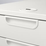 GALANT Drawer unit on castors, white, 45x55 cm
