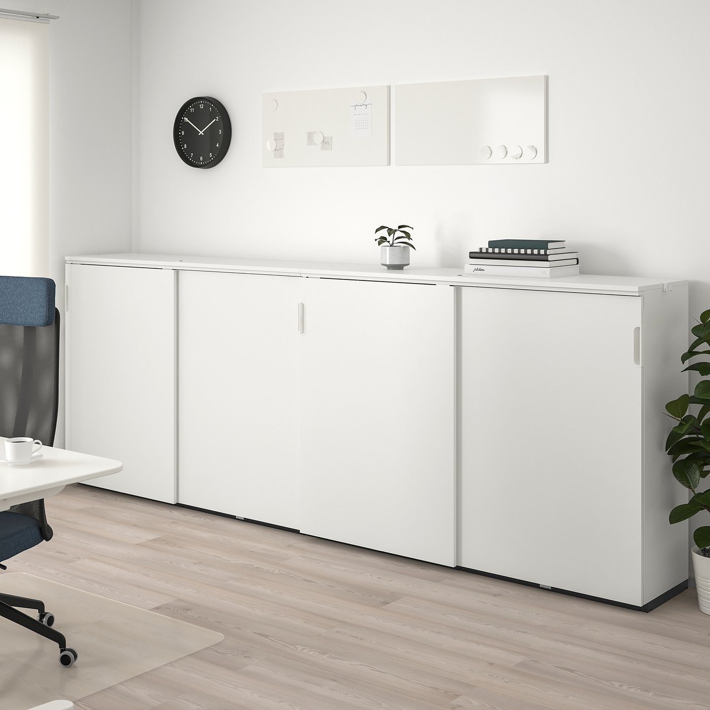 あ*ん様 値下げ【期間限定】IKEA GALANT 収納コンビネーション GALANT storage combination w sliding doors, white, 320x120 cm - IKEA