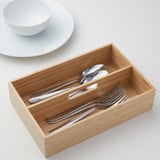 GETEBOL Cutlery tray, bamboo, 18x28 cm