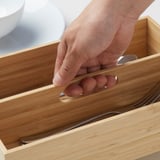 GETEBOL Cutlery tray, bamboo, 18x28 cm