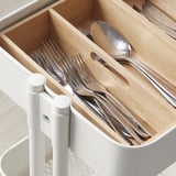 GETEBOL Cutlery tray, bamboo, 18x28 cm