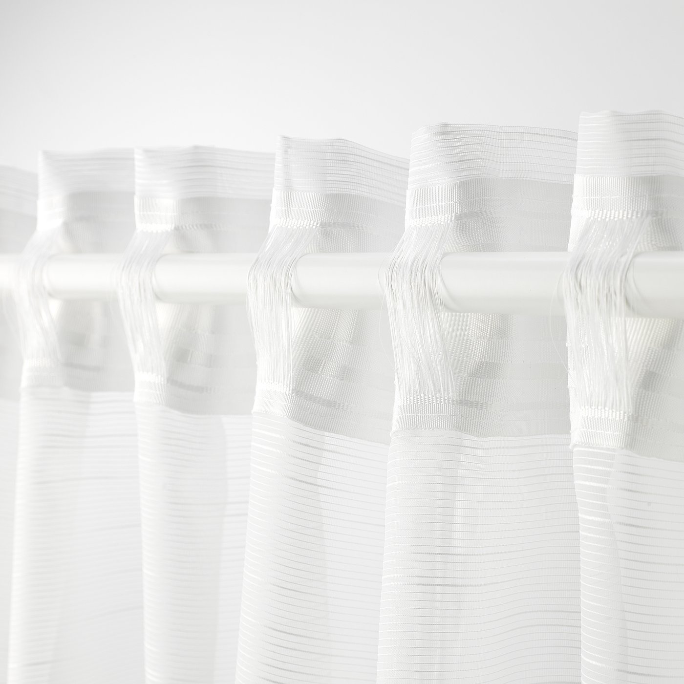 GJERTRUD Sheer curtains, 1 pair white IKEA