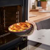 GLADELIG Oven dish, dark grey, 20 cm