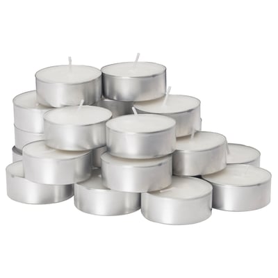 GLIMMA Unscented tealight, 4 hr