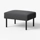 GLOSTAD Footstool, Knisa dark grey