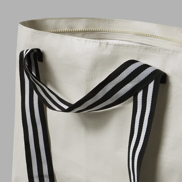 GÖRSNYGG Carrier bag, light beige, 18x45x28 cm/22 l