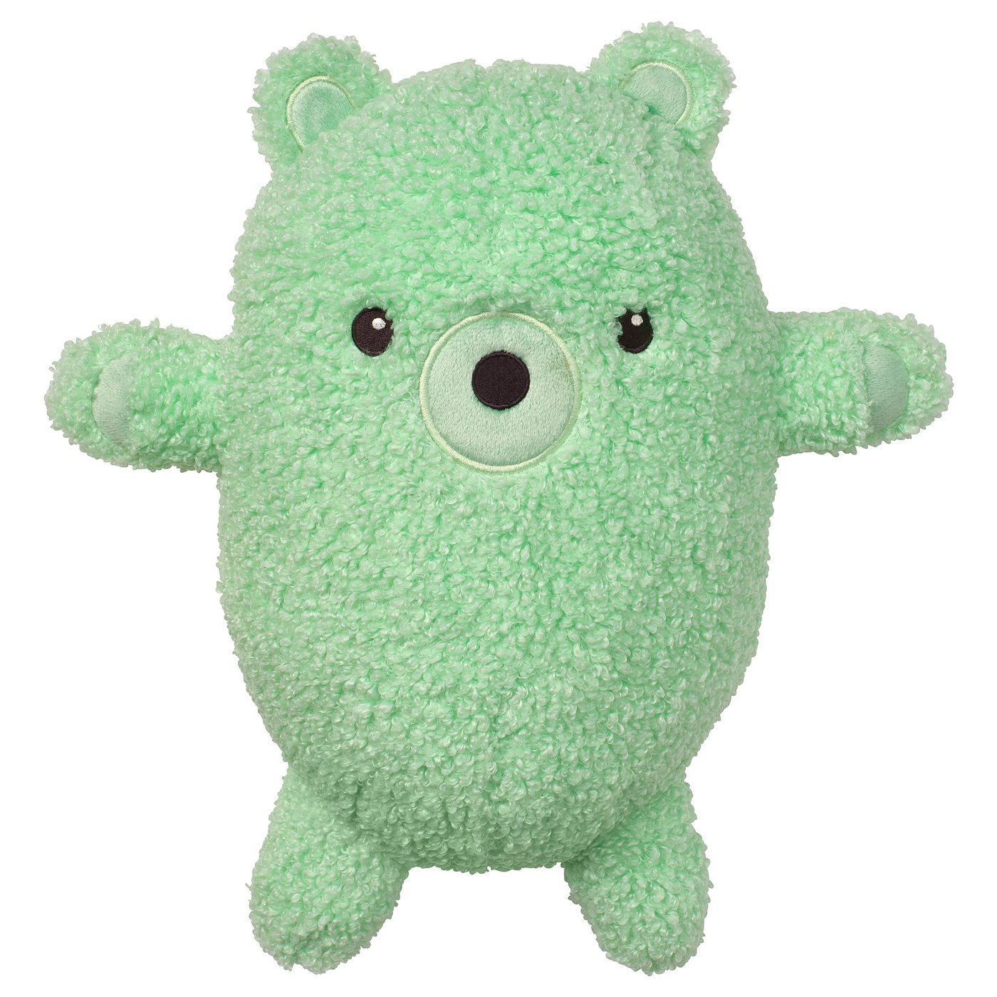 GREJSIMOJS soft toy, bear/green, 38 cm - IKEA