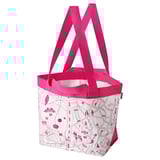 GRÖNMASSA Bag, pink patterned, 27x18x27 cm