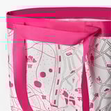 GRÖNMASSA Bag, pink patterned, 27x18x27 cm
