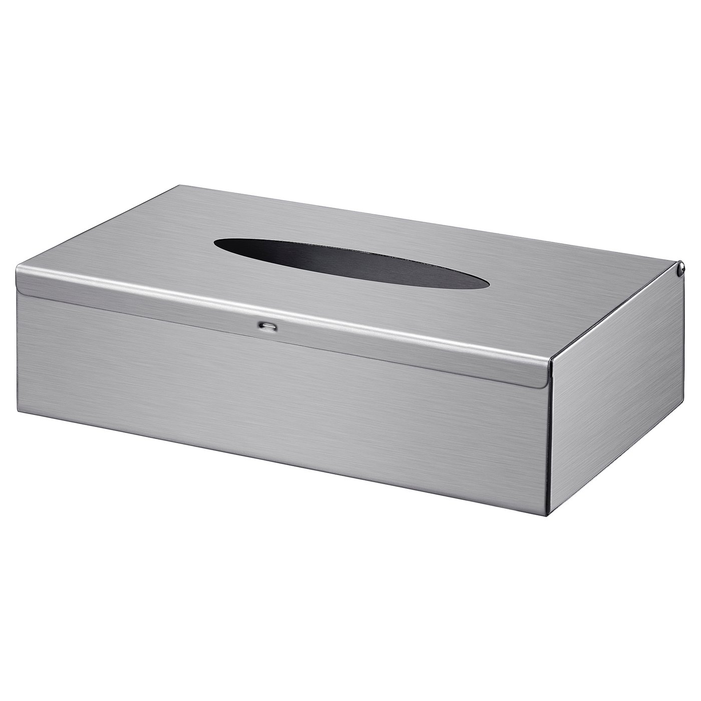 GRUNDTAL box for tissues, stainless steel/wall mounted - IKEA