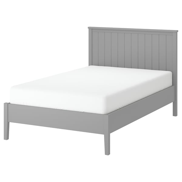 GULLABERG Bed frame, grey, 120x200 cm