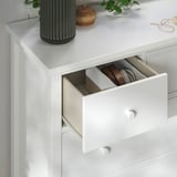 GULLABERG Chest of 8 drawers, white/anchor/unlock-function, 168x48x100 cm