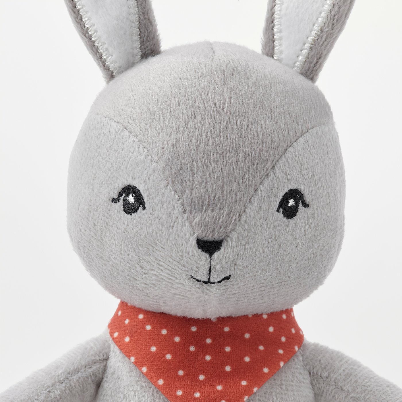grey soft toy bunny