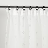 GULVINGFLY Sheer curtains, 1 pair, white, 145x250 cm