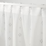GULVINGFLY Sheer curtains, 1 pair, white, 145x250 cm