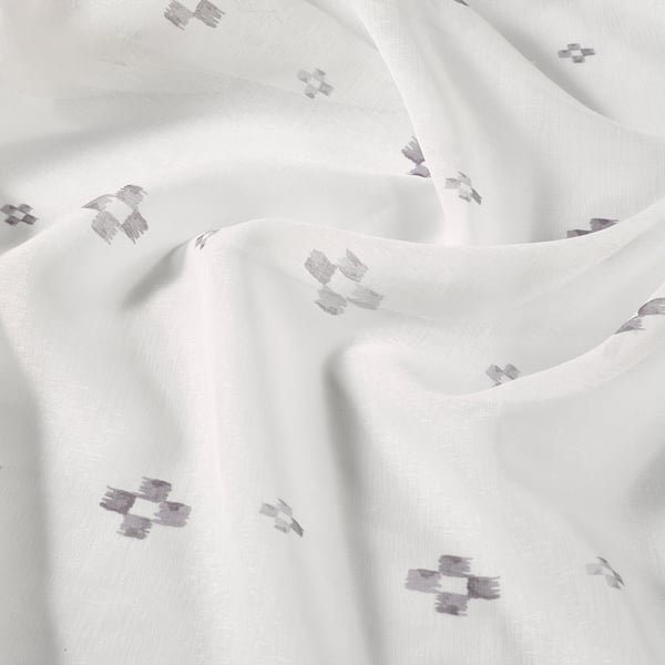 GULVINGFLY Sheer curtains, 1 pair, white, 145x250 cm