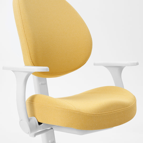 GUNRIK Children's desk chair, yellow