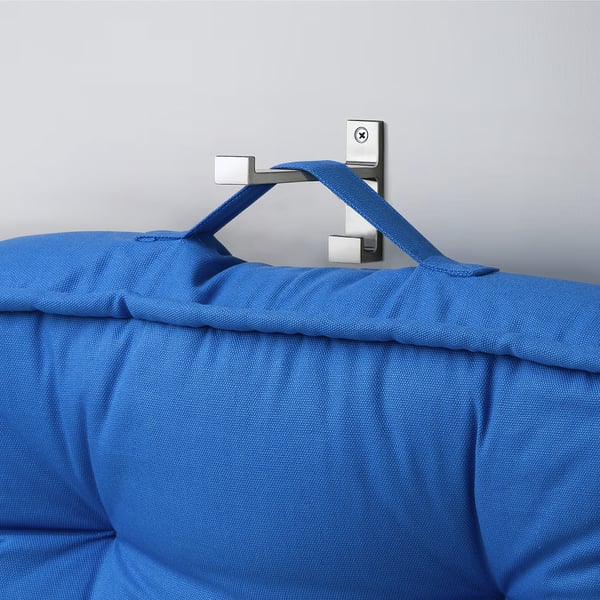 GURLI Floor cushion, blue, 45x45x10 cm