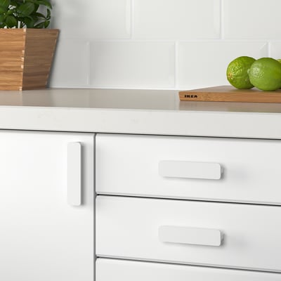 HACKÅS Handle, white, 100 mm