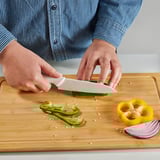 HACKIG Cook's knife, ceramic white/beige, 15 cm